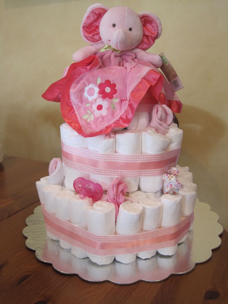 Simple Diaper Cake