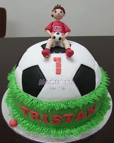 Soccer Football Birthday Cake