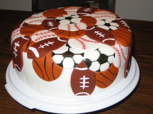 Sports Birthday Cake