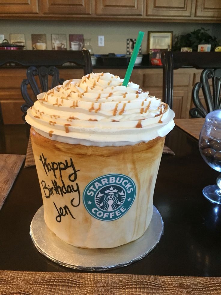 Starbucks Birthday Cake Ideas