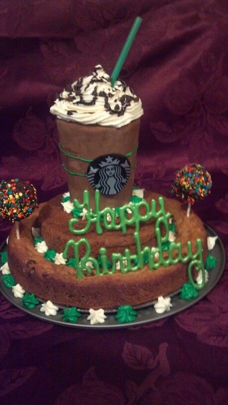 Starbucks Themed Cake