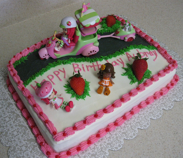 Strawberry Shortcake Sheet Cake Theme