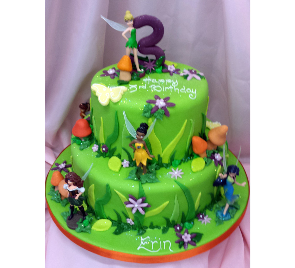 Tinkerbell Themed Cake