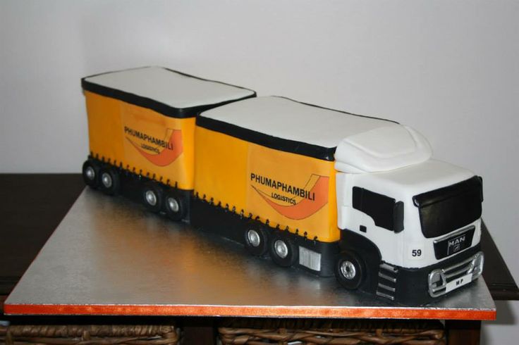 Truck Birthday Cake Men