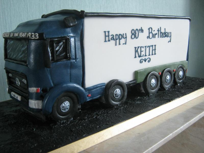 Truck Birthday Cake