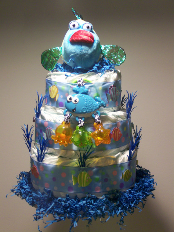 Under the Sea Diaper Cake