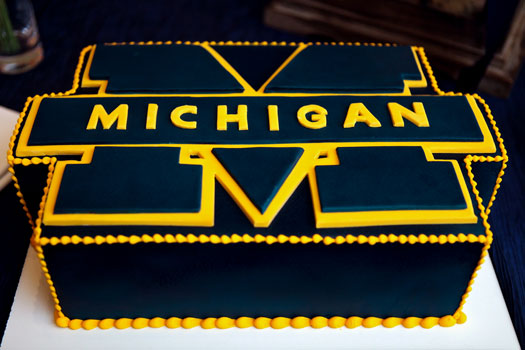 University of Michigan Birthday Cake