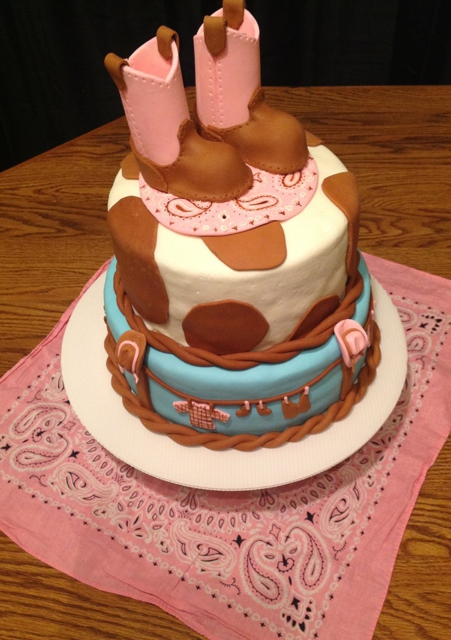 9 Photos of Cowgirl Baby Shower Cakes