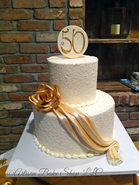 50th Wedding Anniversary Cake