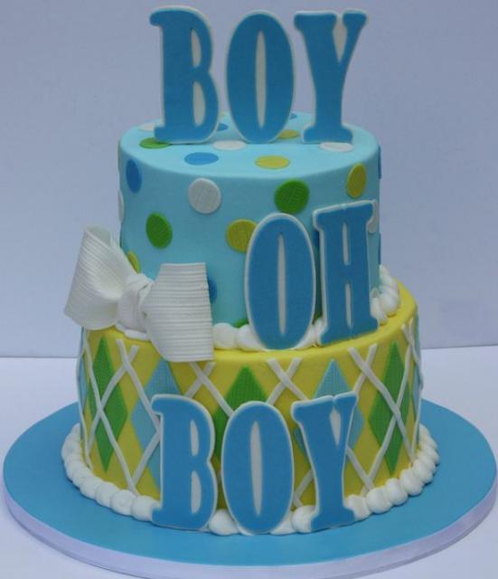 Baby Boy Shower Cake Idea