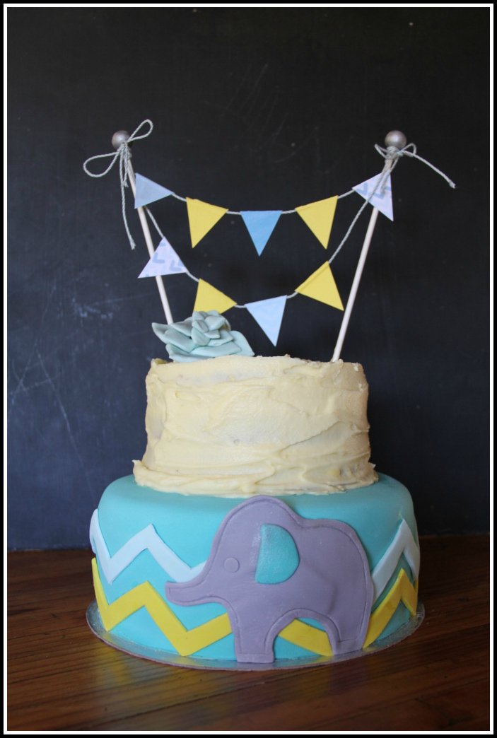 Baby Boy Shower Cake