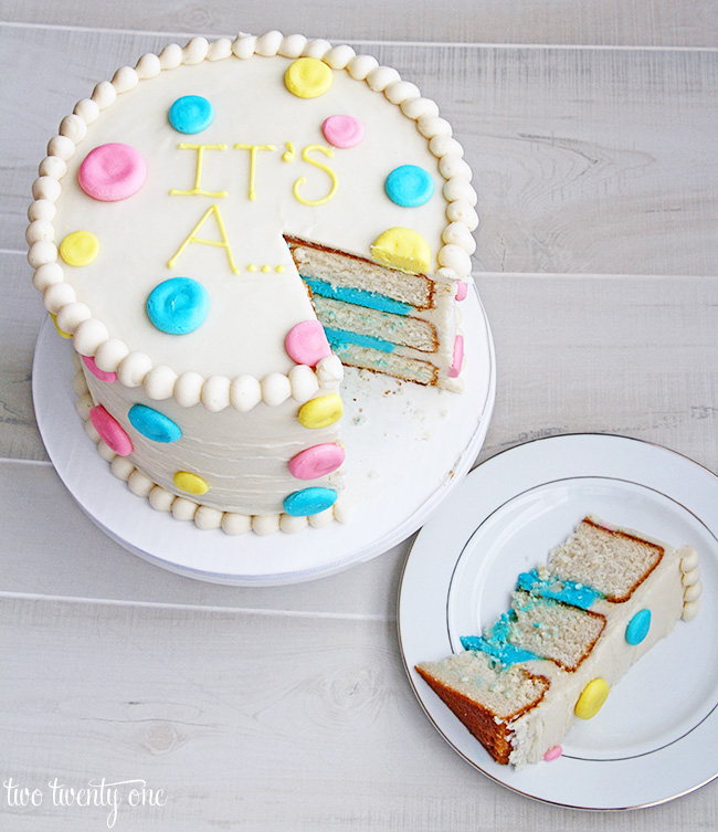 11 Photos of Baby Gender Reveal Cakes Gender