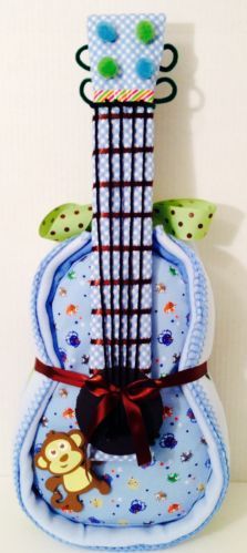 Baby Shower Diaper Cake Guitar