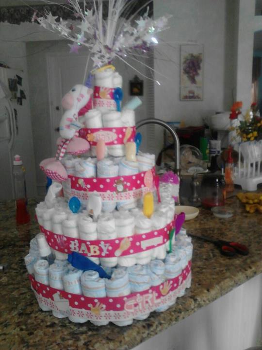 Baby Shower Diaper Cake