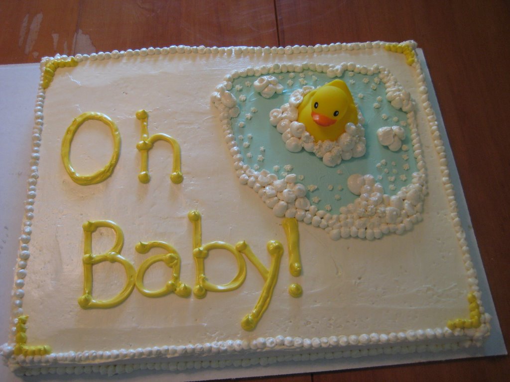 Baby Shower Sheet Cake