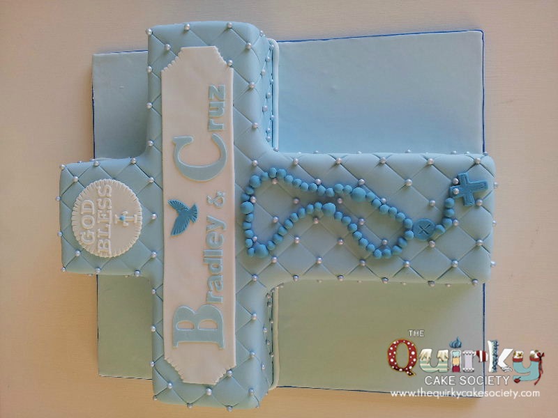 Baptism Cross Cake