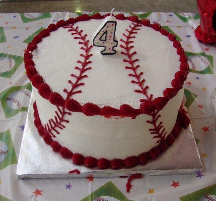 Baseball Birthday Cake