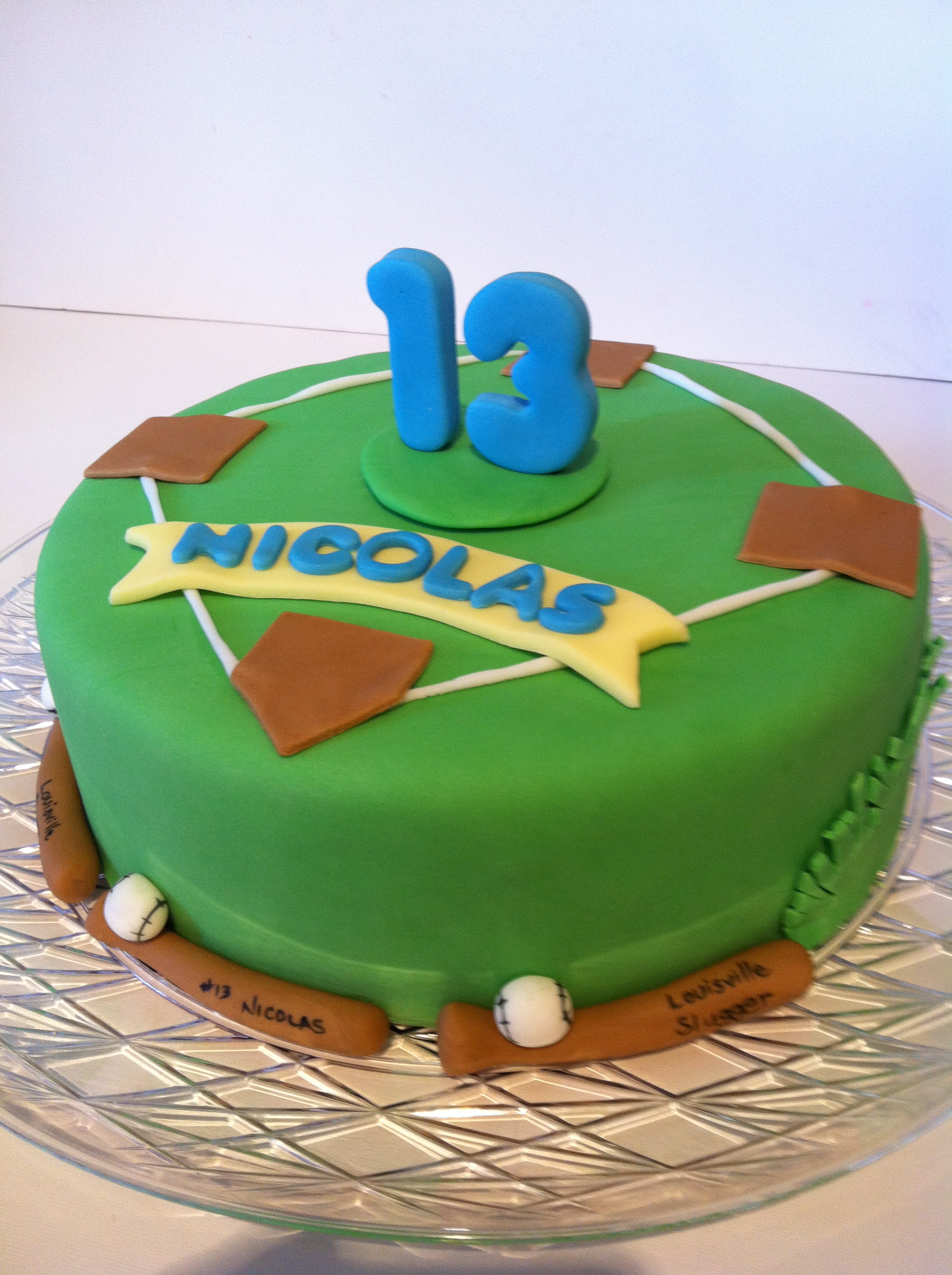 Baseball Birthday Cake