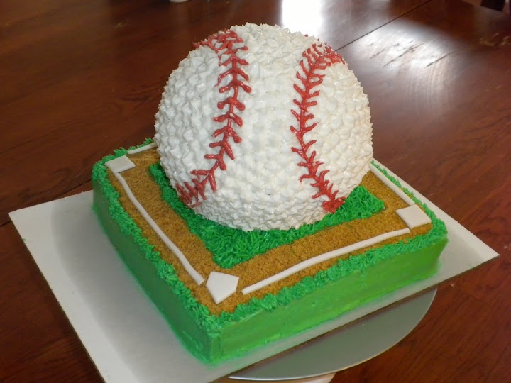 7 Photos of Baseball Cakes Pinterest On