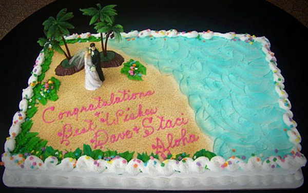 Beach Themed Wedding Cake Ideas