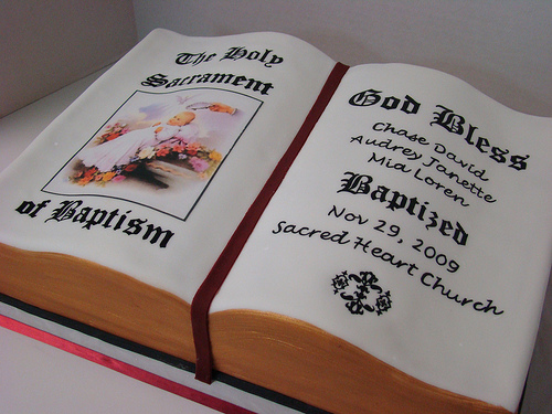 Bible Birthday Cake