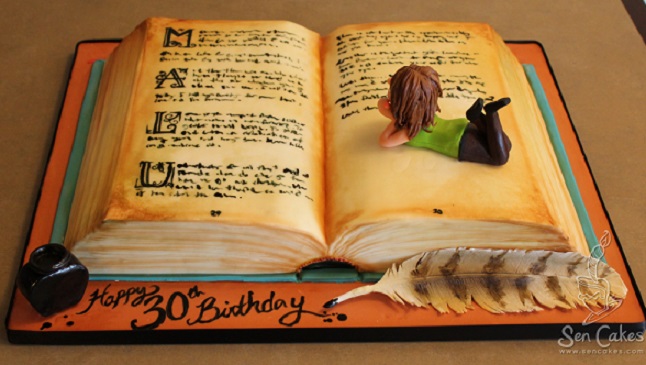 Birthday Cakes That Look Like Books