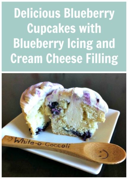 Blueberry Cream Cheese Cupcakes