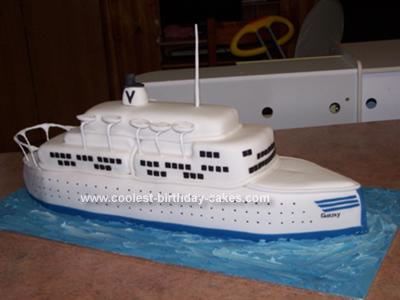 Boat Birthday Cake