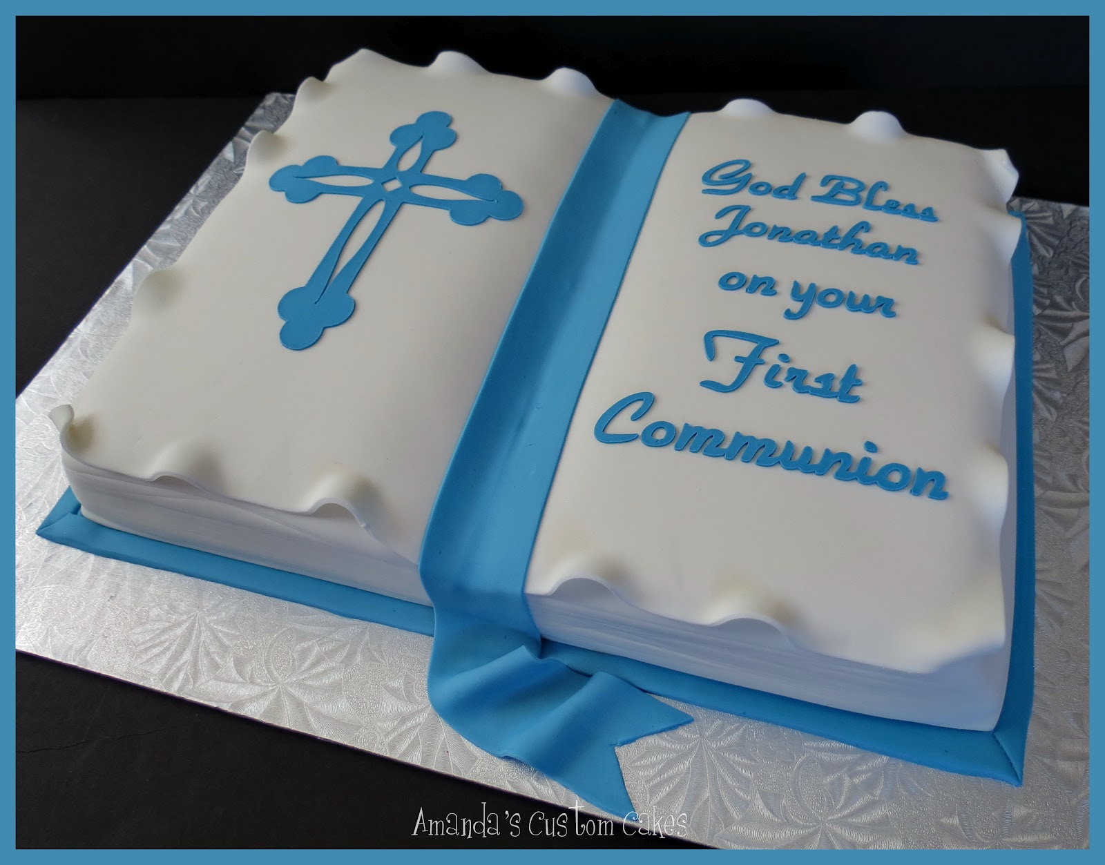 Boys First Holy Communion Cake