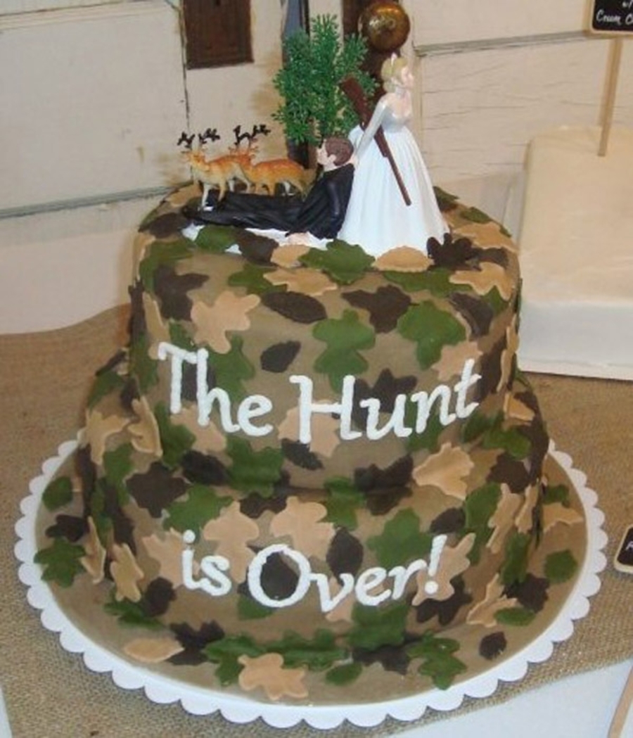 Camouflage Wedding Cake