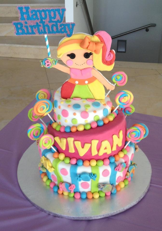 Candy Themed Birthday Cake