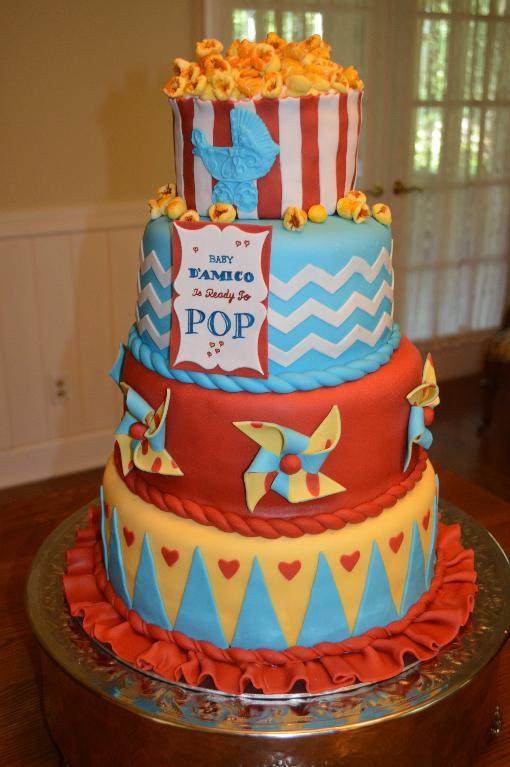 Carnival Baby Shower Cakes Ideas