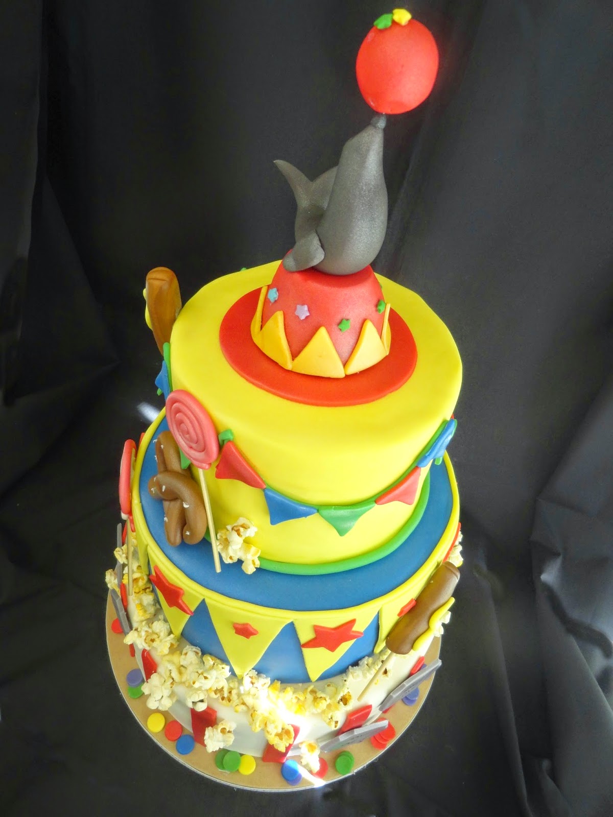 Carnival Themed Baby Shower Cake