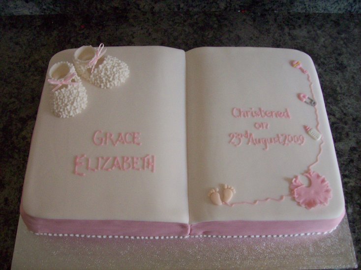 11 Photos of Girl Baptism Cakes Book