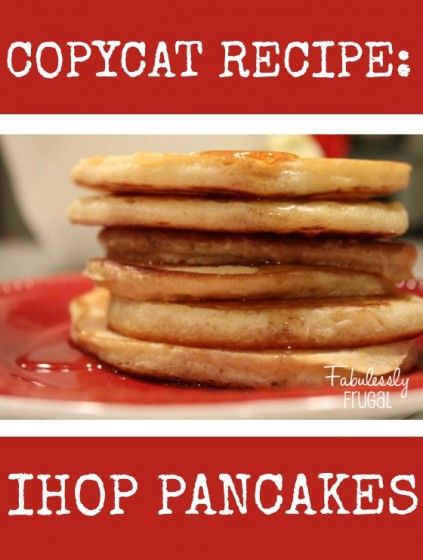 Copycat Ihop Pancake Recipe