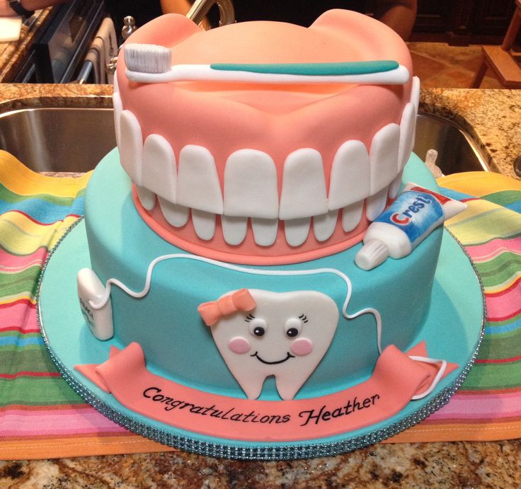 Dental School Graduation Cake