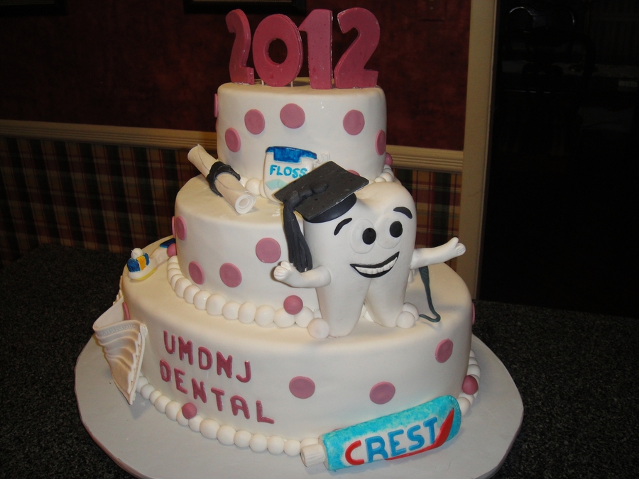 Dental School Graduation Cake