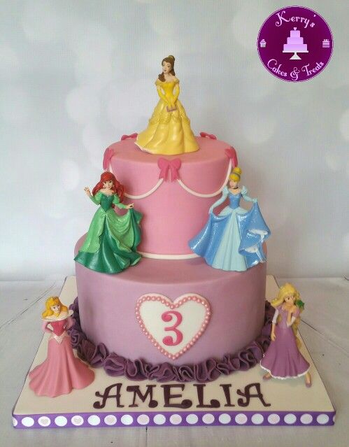 Disney Princess Birthday Cakes