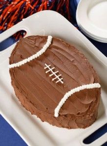 Easy Football Birthday Cake