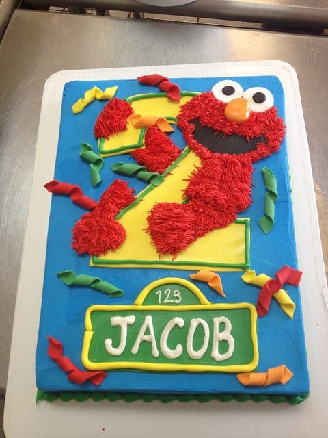 Elmo Birthday Sheet Cakes