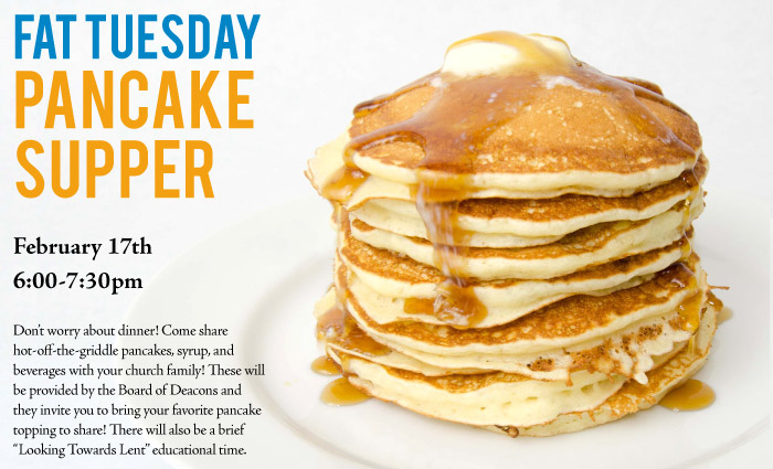 Fat Tuesday Pancake Supper