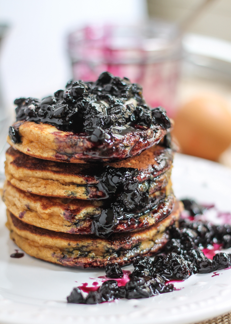 5 Photos of Coconut Flour Blueberry Pancakes