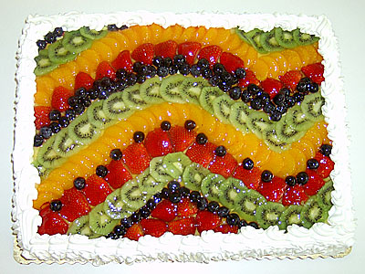 Fresh Fruit Sheet Cake