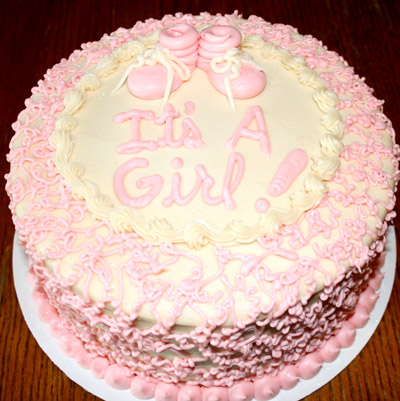 Girl Baby Shower Cake