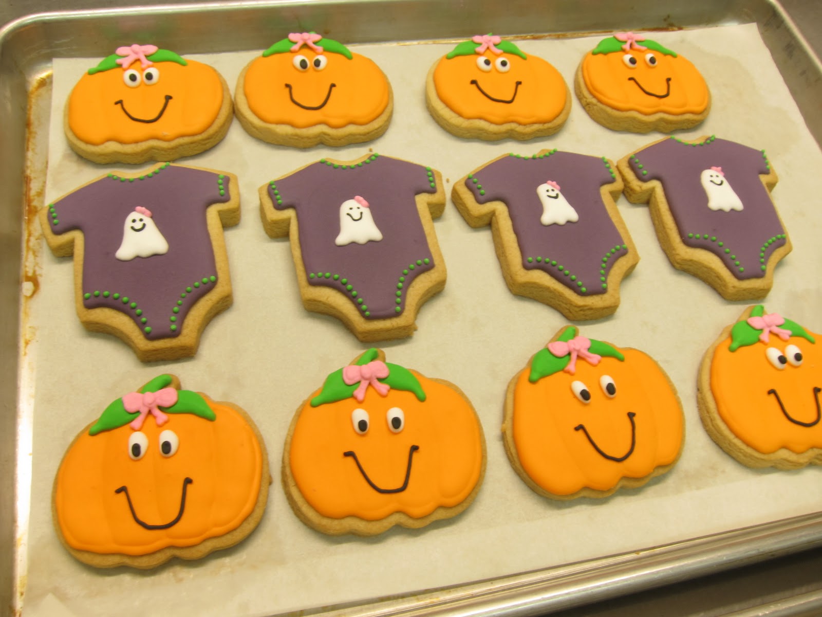 Halloween Baby Shower Cookies