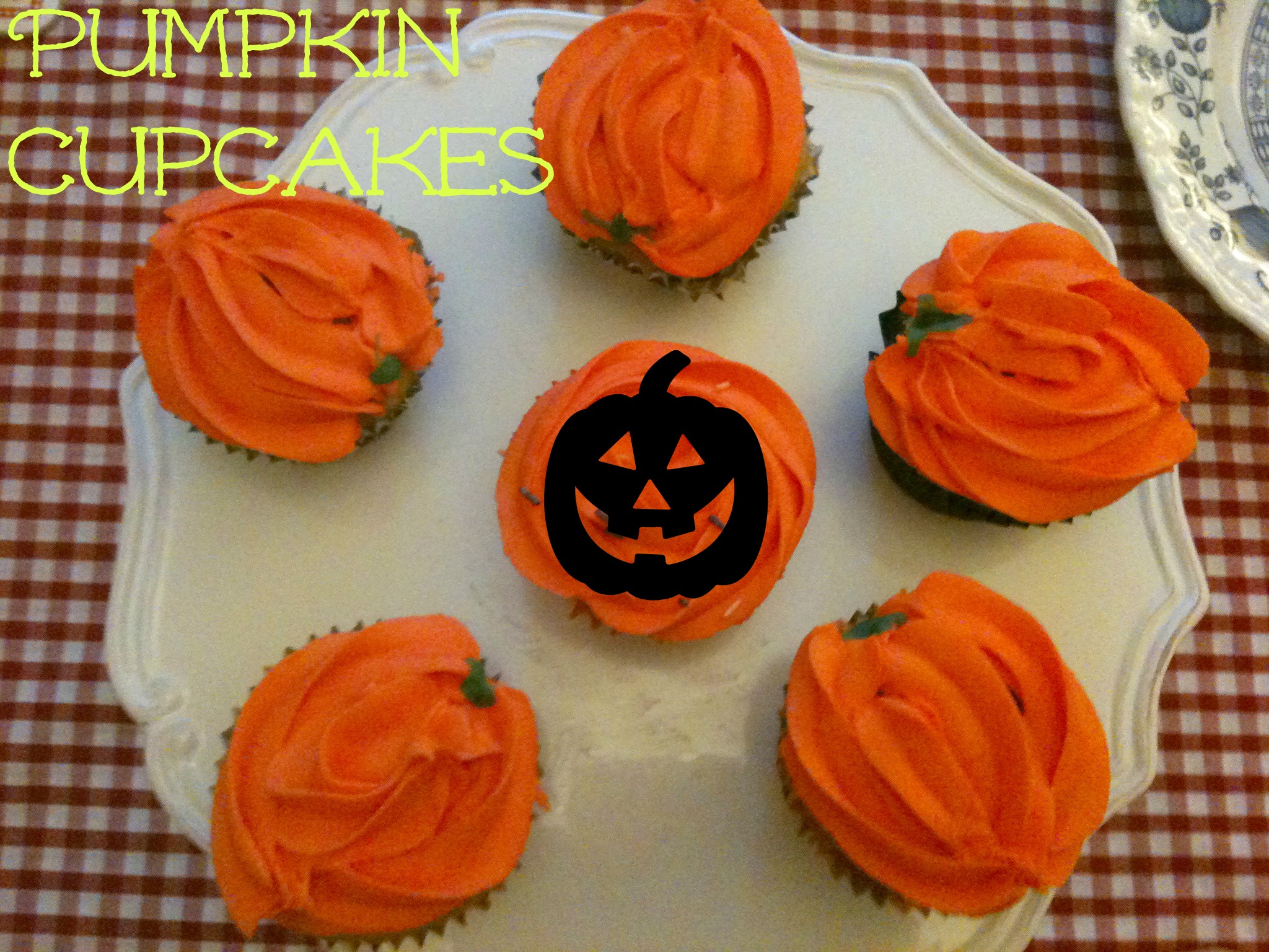 Halloween Pumpkin Cupcakes