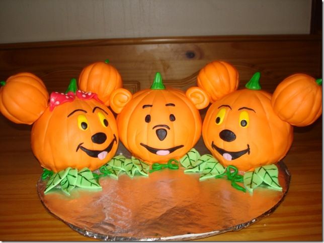 Halloween Pumpkin Mickey Mouse Cake Ideas