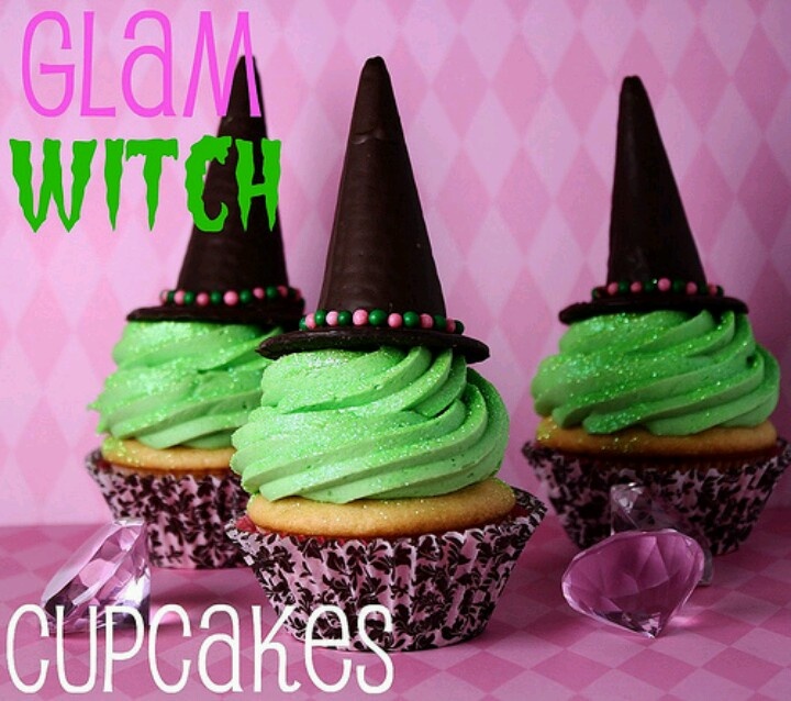 Halloween Witches Hat Cupcakes