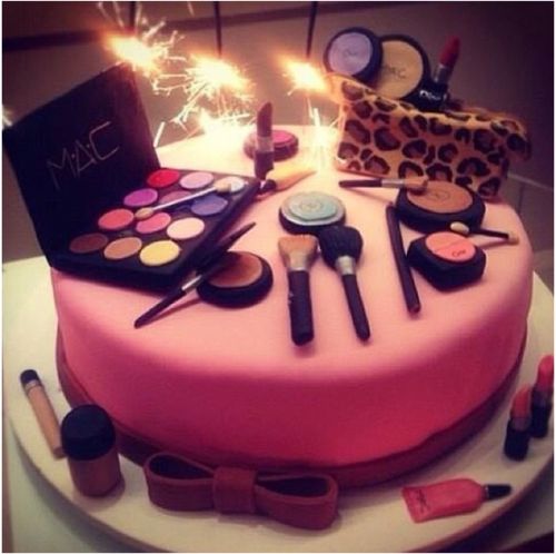 Happy Birthday Mac Cake Makeup