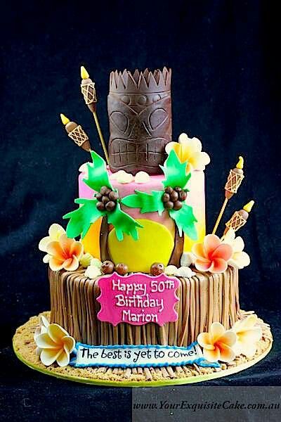 Hawaiian Themed Cake Ideas